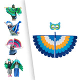 Maxbell Kids Animal Birds Wings Cloak Set Fun for Pretend Play Party Gift Masquerade Style A