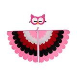 Maxbell Kids Animal Birds Wings Cloak Set Fun for Pretend Play Party Gift Masquerade Style B