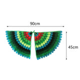 Maxbell Kids Animal Birds Wings Cloak Set Fun for Pretend Play Party Gift Masquerade Style C