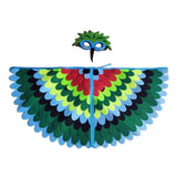 Maxbell Kids Animal Birds Wings Cloak Set Fun for Pretend Play Party Gift Masquerade Style C