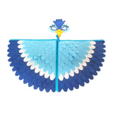 Maxbell Kids Animal Birds Wings Cloak Set Fun for Pretend Play Party Gift Masquerade Style D