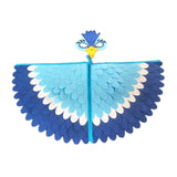 Maxbell Kids Animal Birds Wings Cloak Set Fun for Pretend Play Party Gift Masquerade Style D