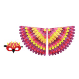 Maxbell Kids Animal Birds Wings Cloak Set Fun for Pretend Play Party Gift Masquerade Style E