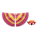 Maxbell Kids Animal Birds Wings Cloak Set Fun for Pretend Play Party Gift Masquerade Style E