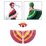 Maxbell Kids Animal Birds Wings Cloak Set Fun for Pretend Play Party Gift Masquerade Style E