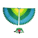 Maxbell Kids Animal Birds Wings Cloak Set Fun for Pretend Play Party Gift Masquerade Style F