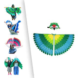 Maxbell Kids Animal Birds Wings Cloak Set Fun for Pretend Play Party Gift Masquerade Style F