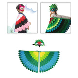 Maxbell Kids Animal Birds Wings Cloak Set Fun for Pretend Play Party Gift Masquerade Style F