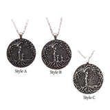 Maxbell Women Necklace Elegant Fashion Pendant Necklace for Birthday Festival Father style A