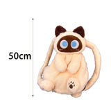Maxbell 3xCute Plush Animal Cat Backpack Fashion Schoolbag for Adults Teens College