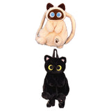 Maxbell 4xCute Plush Animal Cat Backpack Fashion Schoolbag for Adults Teens College