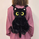 Maxbell 2xCute Plush Animal Cat Backpack Fashion Schoolbag for Adults Teens College