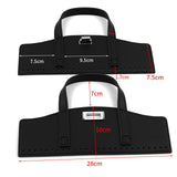 Maxbell Crochet Bag Handles with Twist Lock Bag Accessories with Holes Purse Handles Black