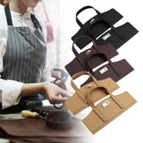 Maxbell 3xCrochet Bag Handles with Twist Lock Bag Accessories with Holes Purse Handles Black