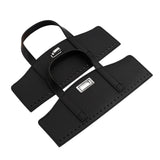 Maxbell 3xCrochet Bag Handles with Twist Lock Bag Accessories with Holes Purse Handles Black