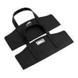 Maxbell 3xCrochet Bag Handles with Twist Lock Bag Accessories with Holes Purse Handles Black