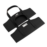 Maxbell Crochet Bag Handles with Twist Lock Bag Accessories with Holes Purse Handles Black