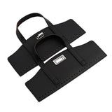 Maxbell 3xCrochet Bag Handles with Twist Lock Bag Accessories with Holes Purse Handles Black