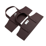 Maxbell Crochet Bag Handles with Twist Lock Bag Accessories with Holes Purse Handles Brown