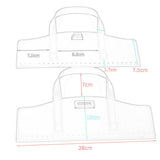 Maxbell Crochet Bag Handles with Twist Lock Bag Accessories with Holes Purse Handles Khaki