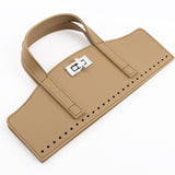 Maxbell Crochet Bag Handles with Twist Lock Bag Accessories with Holes Purse Handles Khaki