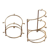 Maxbell Wedding Tiara Support Stand Bridal Headband Display Rack for Home Exhibition 14cmx20.5cm