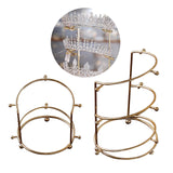 Maxbell Wedding Tiara Support Stand Bridal Headband Display Rack for Home Exhibition 14cmx20.5cm