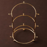 Maxbell Wedding Tiara Support Stand Bridal Headband Display Rack for Home Exhibition 14cmx20.5cm