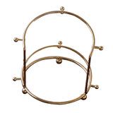 Maxbell 2xWedding Tiara Support Stand Bridal Headband Display Rack for Home Exhibition 14cmx12.5cm