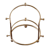 Maxbell 3xWedding Tiara Support Stand Bridal Headband Display Rack for Home Exhibition 14cmx12.5cm