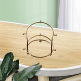 Maxbell 2xWedding Tiara Support Stand Bridal Headband Display Rack for Home Exhibition 14cmx12.5cm