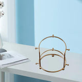 Maxbell 5xWedding Tiara Support Stand Bridal Headband Display Rack for Home Exhibition 14cmx12.5cm