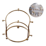 Maxbell 2xWedding Tiara Support Stand Bridal Headband Display Rack for Home Exhibition 14cmx12.5cm