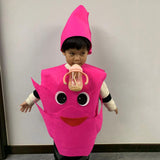 Maxbell Funny Fruit Costume Dress up for Stage Performance Festivals Halloween Props Pitaya
