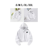 Maxbell Womens Hoodie Sweatshirt Soft Drawstring Hoodie for Running Travel Commuting S