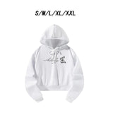 Maxbell Womens Hoodie Drawstring Hoodie Spring Autumn Fashionable Sweatshirt Outfits S