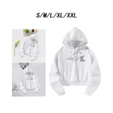 Maxbell Womens Hoodie Drawstring Hoodie Spring Autumn Fashionable Sweatshirt Outfits S