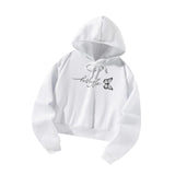 Maxbell Womens Hoodie Drawstring Hoodie Spring Autumn Fashionable Sweatshirt Outfits M