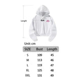 Maxbell Long Sleeve Cropped Sweatshirt Womens Casual Hoodies for Walking Office Work M