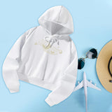 Maxbell Womens Casual Hoodies Cute Modern Soft Pullover for Office Backpacking Party M