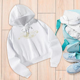 Maxbell Womens Casual Hoodies Cute Modern Soft Pullover for Office Backpacking Party M