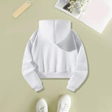 Maxbell Womens Casual Hoodies Cute Modern Soft Pullover for Office Backpacking Party M