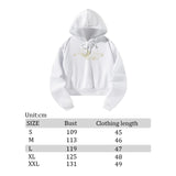 Maxbell Womens Casual Hoodies Cute Modern Soft Pullover for Office Backpacking Party L