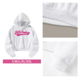 Maxbell Cropped Sweatshirt Aesthetic Women's Hoodies for Hiking Backpacking Shopping S