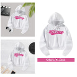 Maxbell Cropped Sweatshirt Aesthetic Women's Hoodies for Hiking Backpacking Shopping S