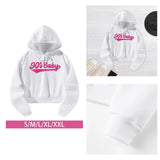 Maxbell Cropped Sweatshirt Aesthetic Women's Hoodies for Hiking Backpacking Shopping S