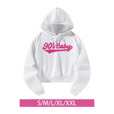 Maxbell Cropped Sweatshirt Aesthetic Women's Hoodies for Hiking Backpacking Shopping S