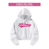 Maxbell Cropped Sweatshirt Aesthetic Women's Hoodies for Hiking Backpacking Shopping S