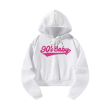 Maxbell Cropped Sweatshirt Aesthetic Women's Hoodies for Hiking Backpacking Shopping M