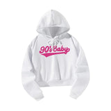 Maxbell Cropped Sweatshirt Aesthetic Women's Hoodies for Hiking Backpacking Shopping XXL